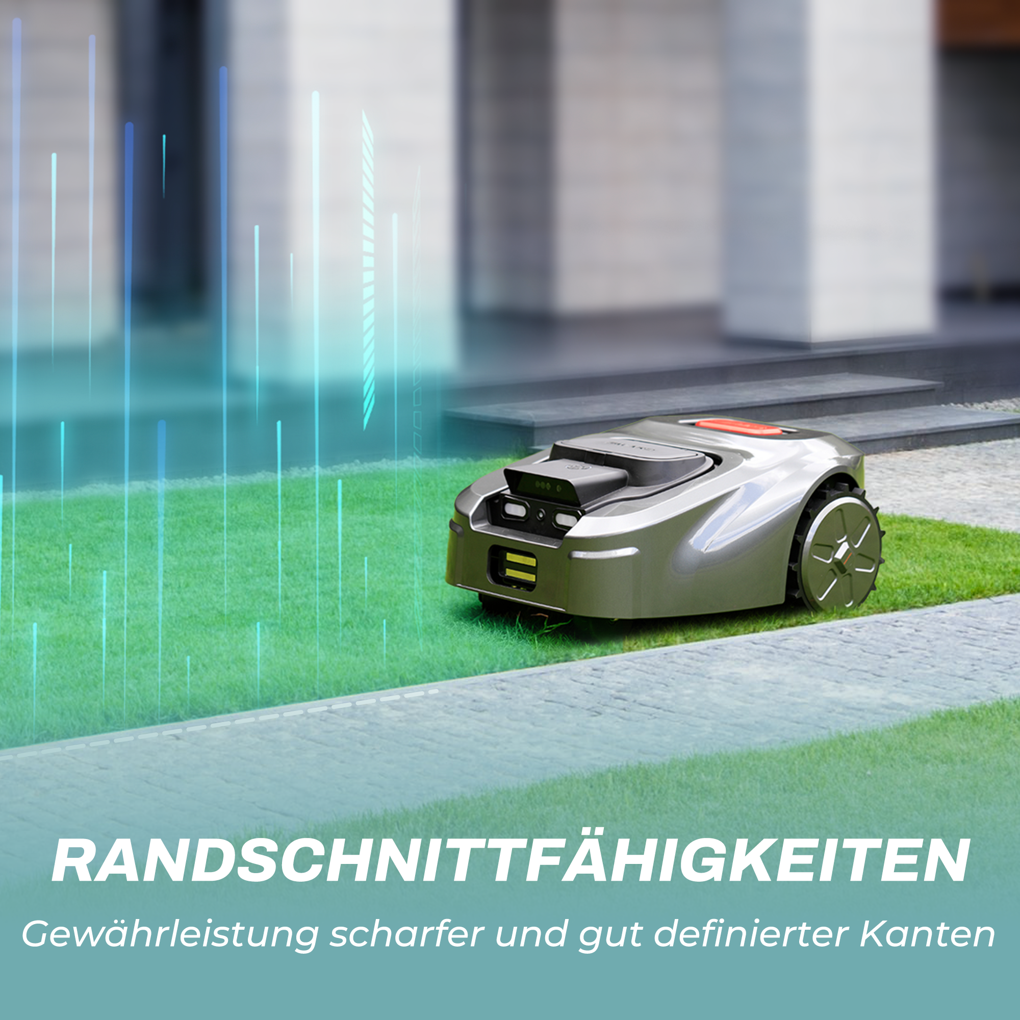 Isward GX 2500㎡ – Der intelligente Mähroboter für große Rasenflächen