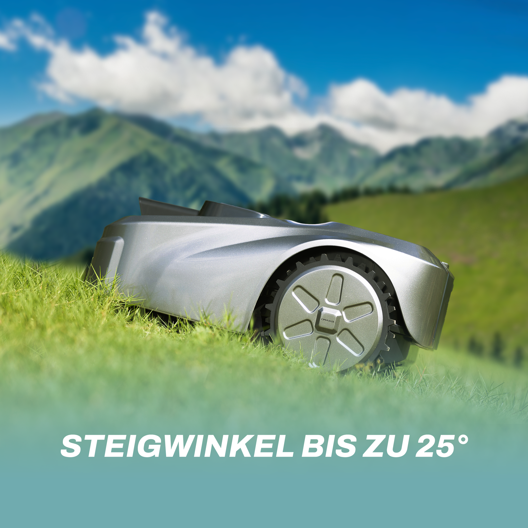 Isward GS 1000㎡ – Perfekt für kleine Hügel & Gärten