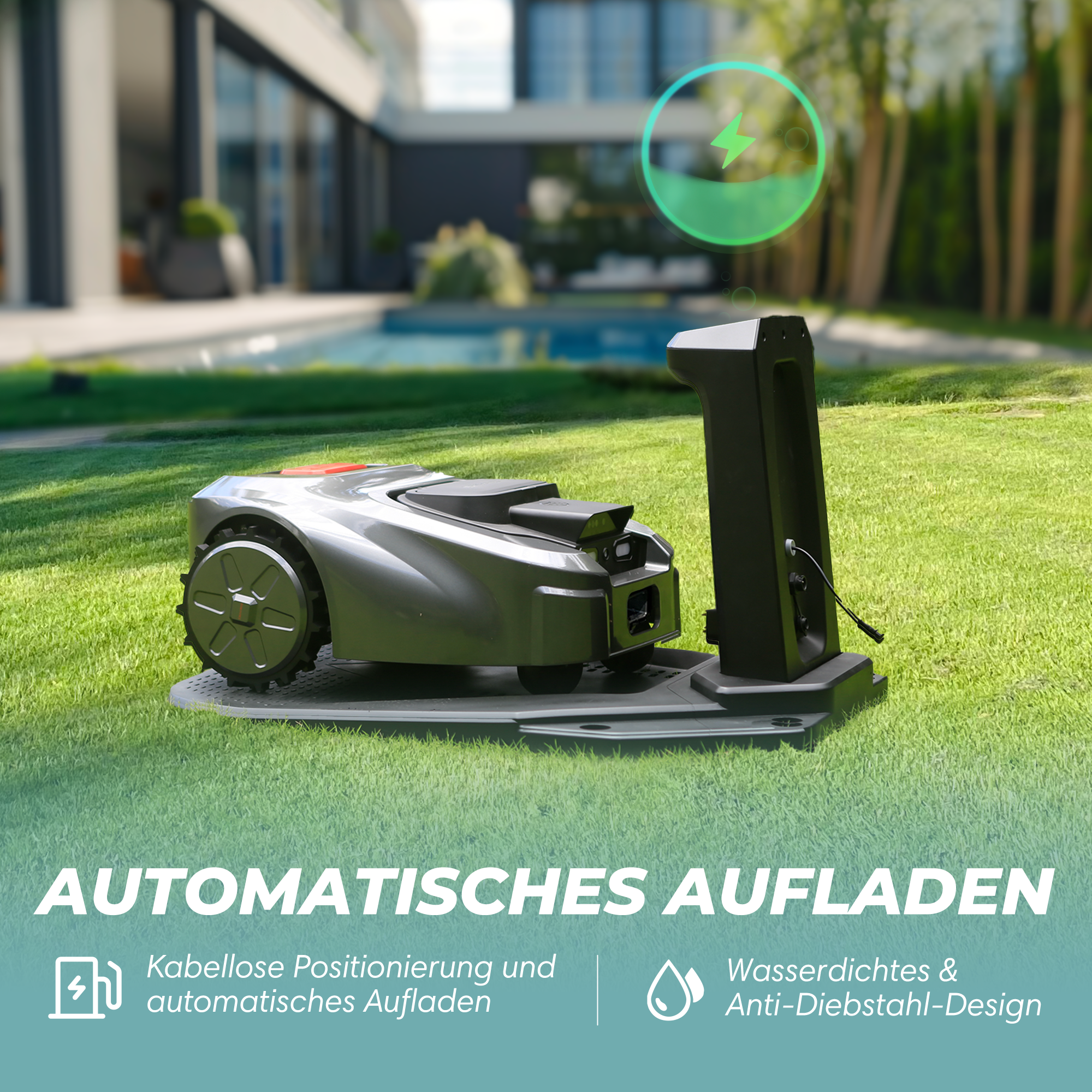 Isward GX: Für Gärten bis 2500㎡, kabellos und smart