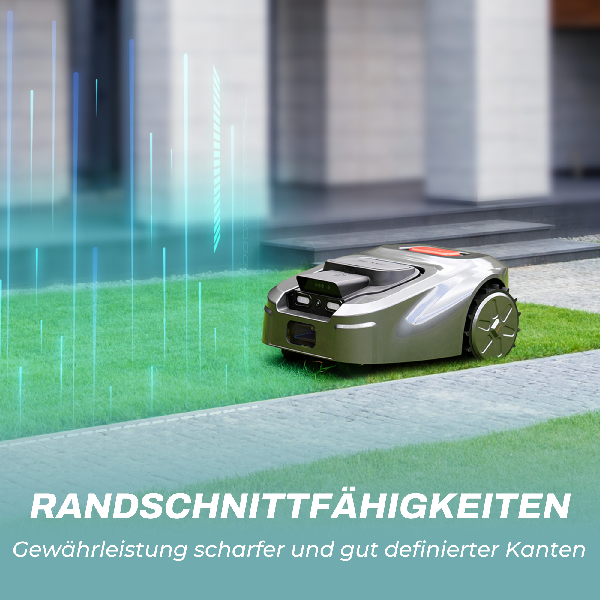 Isward GX: Für Gärten bis 2500㎡, kabellos und smart